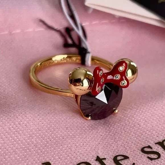 NWT Disney x Kate Spade New York Minnie Ring